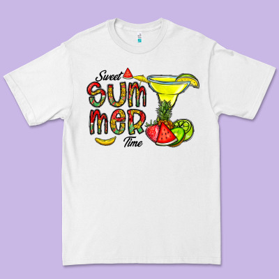 Sweet Summer Time Premium Tee Designed By Cowhidedigitalart