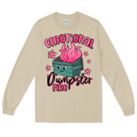 Mushroom emotional dumpster fire Long Sleeve Tee - MaliasSmallBusiness