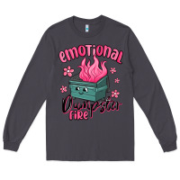Smoke emotional dumpster fire Long Sleeve Tee - MaliasSmallBusiness