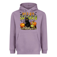 Lavender Let's Get Spooky Heavyweight Hoodie - texasbilliewilder