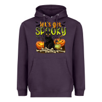 Plum Let's Get Spooky Heavyweight Hoodie - texasbilliewilder