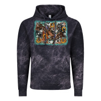 Cloud Black bucking bronco rodeo revolver western background Vintage Hoodie - AdoDesignShop