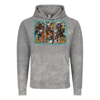Cloud Rock bucking bronco rodeo revolver western background Vintage Hoodie - AdoDesignShop