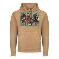 Vintage Camel bucking bronco rodeo revolver western background Vintage Hoodie - AdoDesignShop