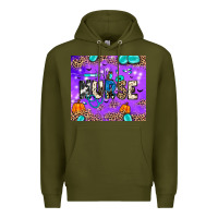 Army Green nurse halloween Premium Hoodie - JahusDesignShop