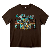 Chocolate Brown show mom Heavy Core Tee - SublimationCraftShop