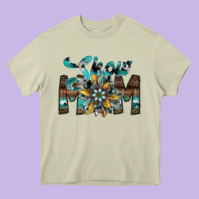 Show Mom Heavy Core Tee Designed By Sublimationcraftshop