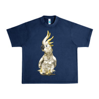 Navy Cockatoo Bird Urban Heavy Tee - LillyAllenDesigns