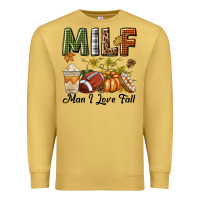 Antique Gold Milf Man I Love Fall Premium Sweatshirt - texasbilliewilder