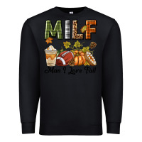 Black Milf Man I Love Fall Premium Sweatshirt - texasbilliewilder