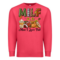 Cardinal Milf Man I Love Fall Premium Sweatshirt - texasbilliewilder