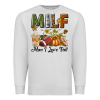 Dove Grey Milf Man I Love Fall Premium Sweatshirt - texasbilliewilder