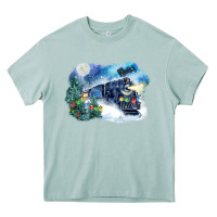 Arona polar express winter Heavy Core Tee - FaDigitalArtStudio