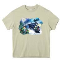 Mossy polar express winter Heavy Core Tee - FaDigitalArtStudio