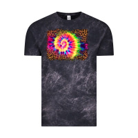 Cloud Black tie die background Vintage Tee - BarkalooDesign