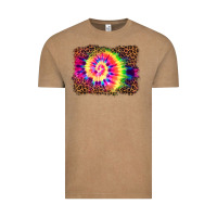 Vintage Coffee tie die background Vintage Tee - BarkalooDesign