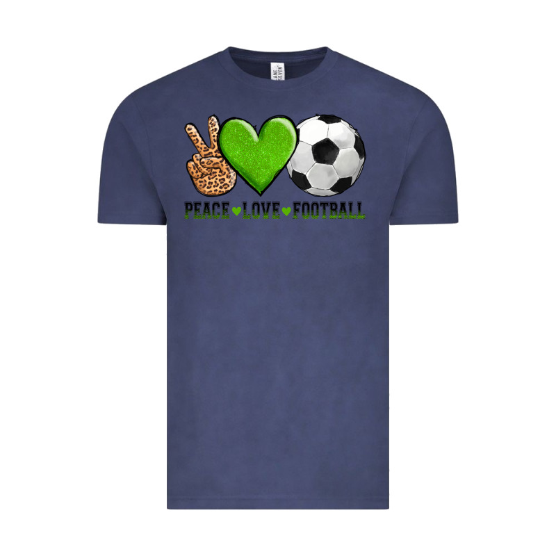 Peace Love Soccer Vintage Tee by AdoDesignShop | Teevron