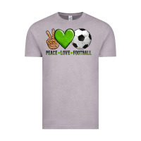 Vintage Zinc peace love soccer Vintage Tee - AdoDesignShop