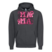 Smoke Breast Cancer Awareness mama Zipper Hoodie - LillyAllenDesigns