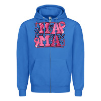True Royal Breast Cancer Awareness mama Zipper Hoodie - LillyAllenDesigns