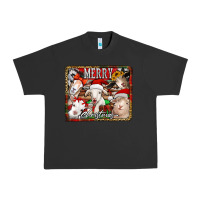 Pigment Black merry christmas goats Urban Heavy Tee - Jasminsmagicworld