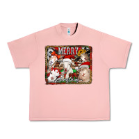 Salmon merry christmas goats Urban Heavy Tee - Jasminsmagicworld