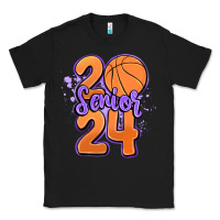 Black senior 2024 basketball Classic Tee - MaliasSmallBusiness