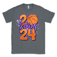 Charcoal Heather senior 2024 basketball Classic Tee - MaliasSmallBusiness