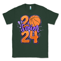 Sports Green senior 2024 basketball Classic Tee - MaliasSmallBusiness