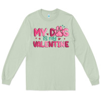 Matcha my dog is my valentine Long Sleeve Tee - MaliasSmallBusiness