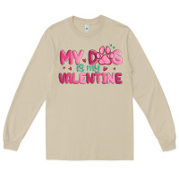 Mushroom my dog is my valentine Long Sleeve Tee - MaliasSmallBusiness
