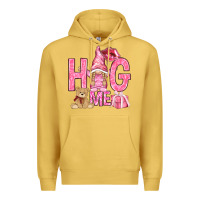 Antique Gold hug me with gnome hjf Premium Hoodie - HowdyJamesFarm