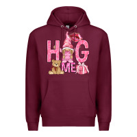 Hug Me With Gnome Hjf Premium Hoodie | Teevron