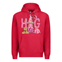 Cardinal hug me with gnome hjf Premium Hoodie - HowdyJamesFarm