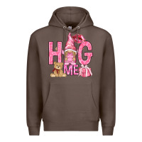 Coffee hug me with gnome hjf Premium Hoodie - HowdyJamesFarm