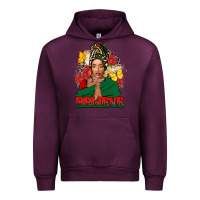 Mauve Wine Believe black woman Urban Hoodie - FaDigitalArtStudio