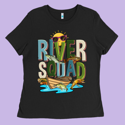 River Squad Ladies Tee Designed By Zillion Design Studio