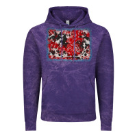 Cloud Purple bandana cowhide denim background Vintage Hoodie - AdoDesignShop
