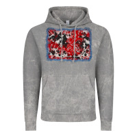 Cloud Rock bandana cowhide denim background Vintage Hoodie - AdoDesignShop