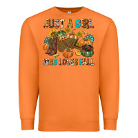 Carrot Just a Girl Who Loves Fall Premium Sweatshirt - texasbilliewilder