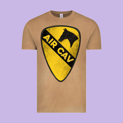 1st Cavalry Division Air Cav Vintage Tee Designed By Jasminsmagicworld