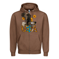Chestnut Western Usa Eagle 4th of July Zipper Hoodie - LillyAllenDesigns