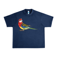 Navy Rosella Bird Urban Heavy Tee - LillyAllenDesigns