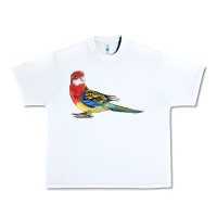 White Rosella Bird Urban Heavy Tee - LillyAllenDesigns