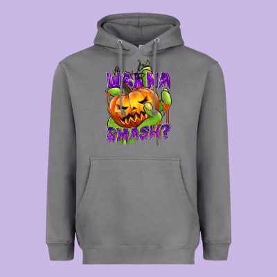 Wanna Smash? Heavyweight Hoodie Designed By Texasbilliewilder