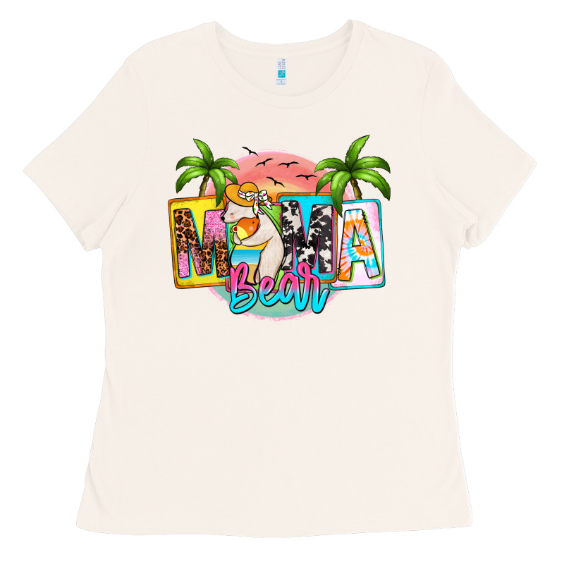 Mama Bear Summer Ladies Tee by Zillion Design Studio | Teevron
