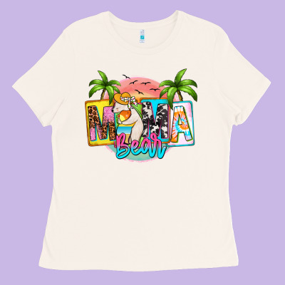 Mama Bear Summer Ladies Tee Designed By Zillion Design Studio