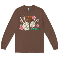 Chestnut good energy is contagious Long Sleeve Tee - MaliasSmallBusiness