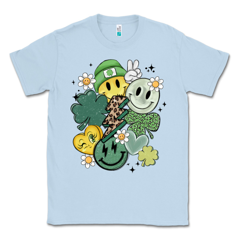 St Patricks Day Green Smile Classic Tee by MaliasSmallBusiness | Teevron