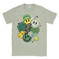 Matcha st patricks day green smile Classic Tee - MaliasSmallBusiness